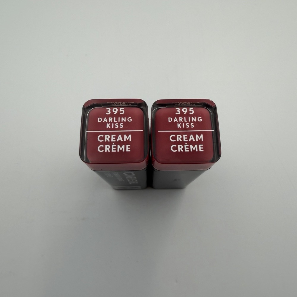 (2) Covergirl Exhibitionist Crème Cream Lipstick 395 DARLING KISS
